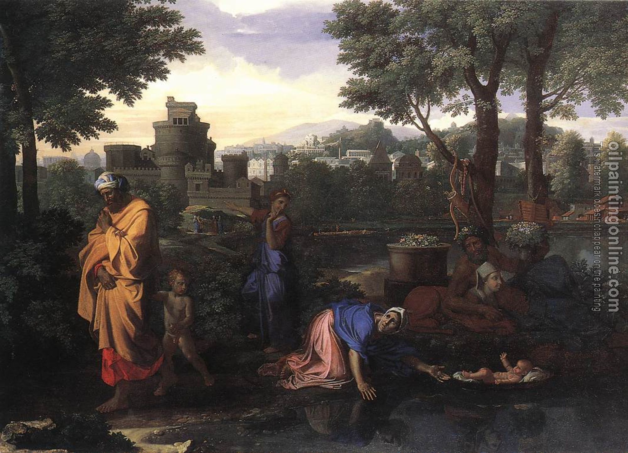 Poussin, Nicolas - The Exposition of Moses